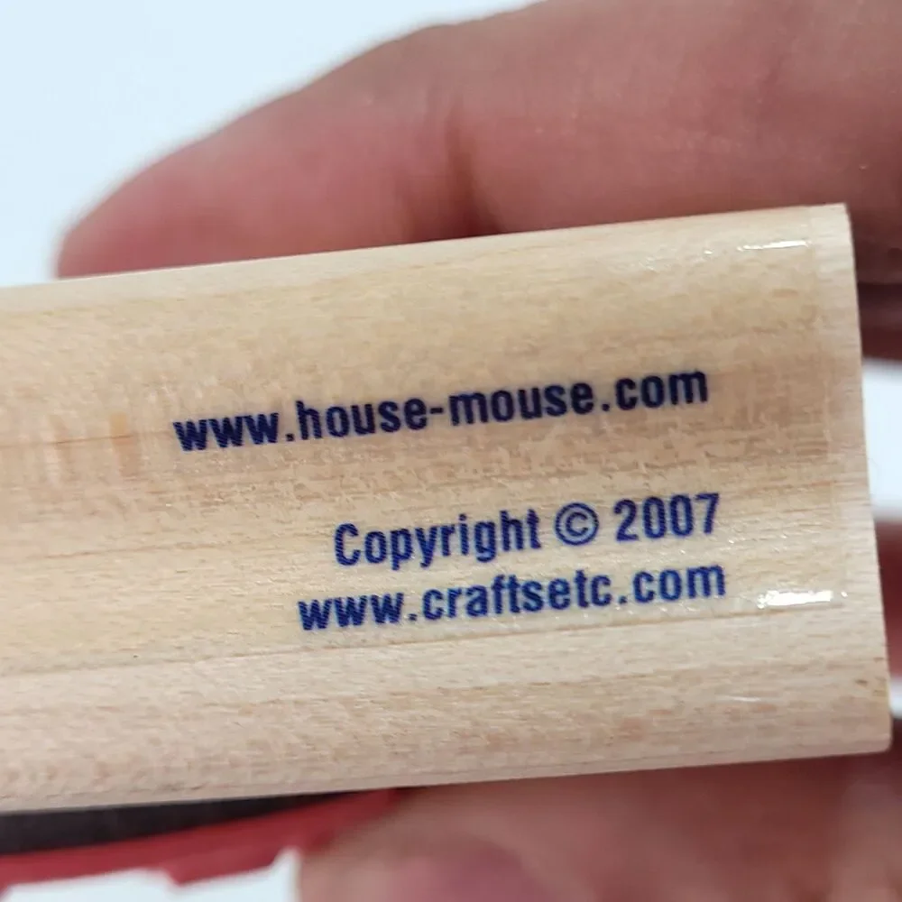 House Mouse 2007‎ Lovely Confetti Rubber Stamp 4